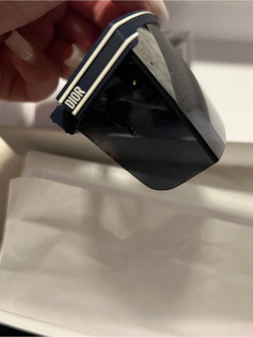 Dior Monogram Shield Sunglasses in Black and Navy